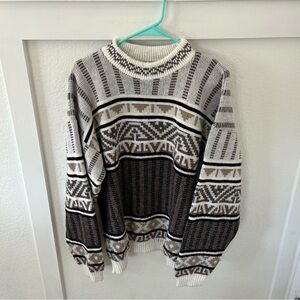 Vintage Area Men’s Large Tall 90s Crewneck Sweater